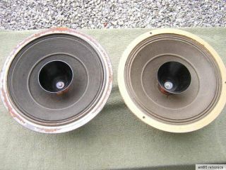 Vintage Speakers Philips Fullrange 8 1/2 " Alnico V Magnet,  Dual Cone.  1940 - 50 