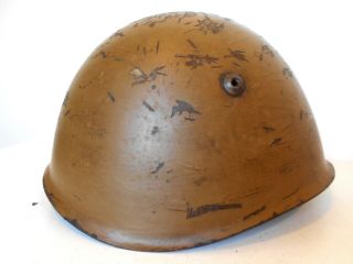 Italian Helmet M33 WWII combat camouflage (German Helmet WWII) 3