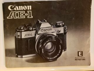 Vintage Canon Ae - 1 35mm Slr Film Camera,  3 Lens,  1 Flash,  1 Case,  1 Monopod