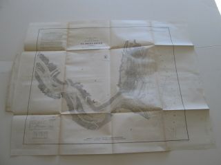 (1) 1856 U.  S.  Coast Survey Chart: " St.  John 