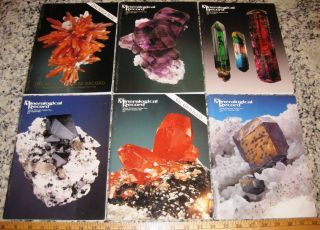 Vol 32 Mineralogical Record 2001 All 6 Issues Complete Minerals Crystals Mining