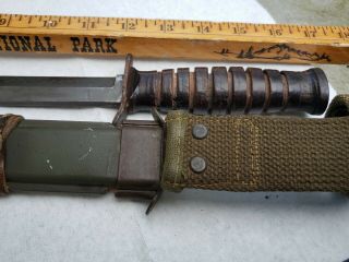ULTRA RARE WW2 US M3 BOKER GUARD MARK TRENCH / FIGHTING KNIFE WWII 3