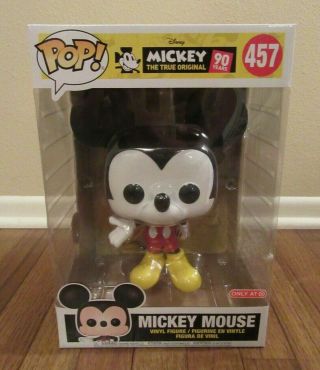 Funko Pop Disney Mickey The True 457 Mickey Mouse 10 " Target Excl Nib