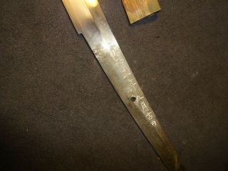 Japanese WWll Army officer ' s sword in mountings,  Yasukunito 