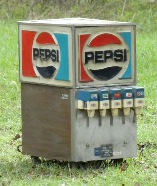 International Carbonic Pepsi Fountain Drink Dispenser Topper Ice Cream Parlor