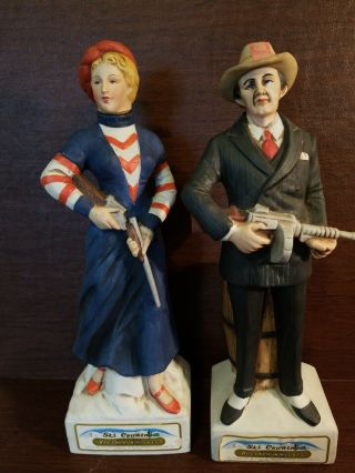 Ski Country Whiskey Decanter Clyde Of Bonnie And Clyde Series 1974