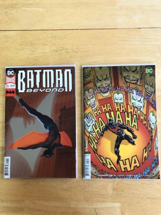 Batman Beyond 25 Cover A Foil And Cover B Variant