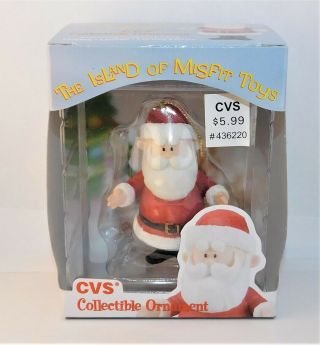 1999 Cvs Enesco Rudolph & The Island Of Misfit Toys Christmas Ornament - Santa