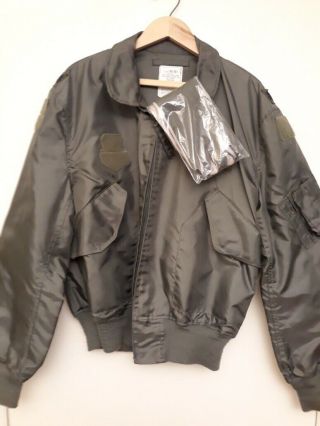 Vintag 80s Cwu - 36/p Summer Pilot Jacket And Gloves