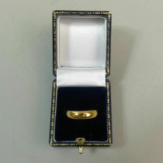 Vintage 22 Ct Gold Wedding Ring Size K 1/2 Birmingham 1967 - 5.  3 Grams