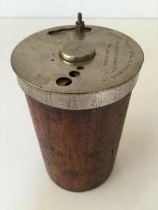 Antique Drill Bit Holder Pat.  1902 Morse Twist Drill & Machine Co.  Bedford M