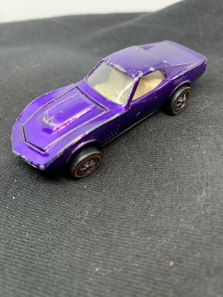 Hot Wheels Redline Us Purple Custom Corvette