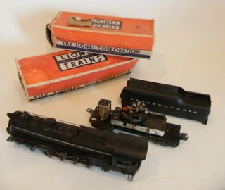 Vintage Lionel 671 Engine & Tender W Boxes Pennsylvania Pa Railroad I