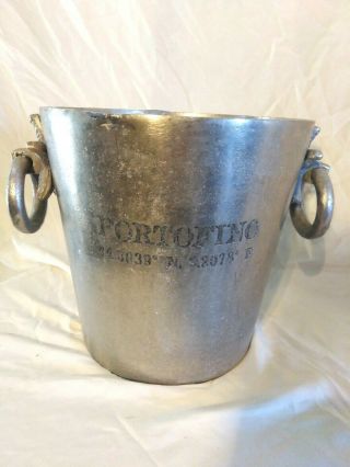Portofino Vintage Pewter Wine Champagne Ice Bucket Barware