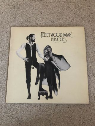 Fleetwood Mac Rumours Lp Vinyl Album 1977 1st Uk Press Vg,  K56344