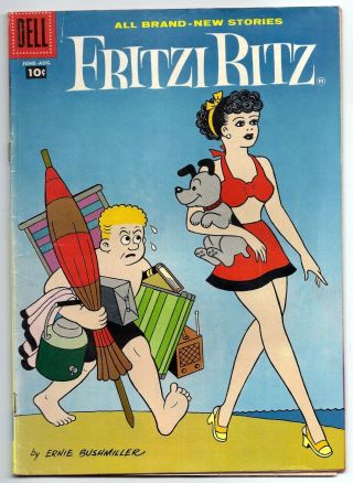 Fritzi Ritz 58 1958 Very Good,  (4.  5) Early Peanuts Story