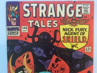 Marvel 1966 Strange Tales 146 NM Ditko Jack Kirby Stan Lee Dormammu Eternity 2