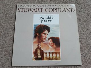 Rumblefish Soundtrack Vinyl Lp - Stewart Copeland - Amlx 64983