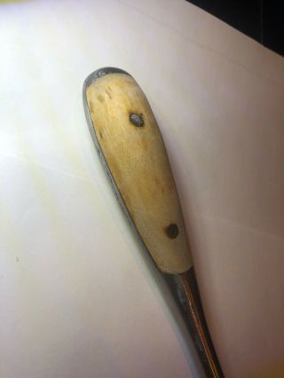 Vintage Wood Handled Flat Head Screwdriver 2