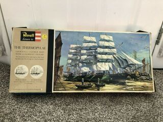 Vintage 1960 Revell Thermopylae Clipper Ship Model In 1/96 Scale: H - 390 - 1200