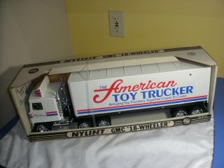 Nylint Gmc The American Toy Trucker 18 Wheeler Semi Tractor Trailer Truck