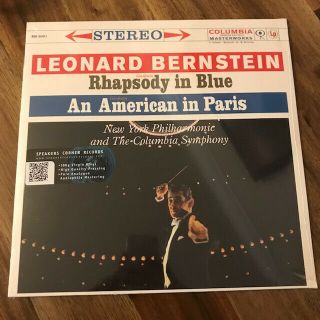 Leonard Bernstein Gershwin Rhapsody In Blue An American In Paris Ms6091 180g Lp