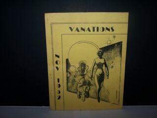 Vanations 3 11/52 Harlan Ellison Mens Sci - Fi Science Fiction Fanzine Pulp Mag