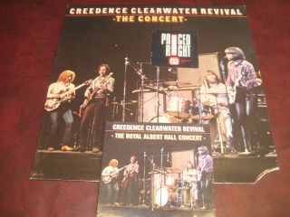Creedence Clearwater Revival Live In Concert At Oakland Rare Vinyl Lp & Cd Combo