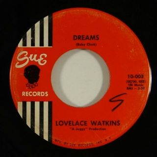 Lovelace Watkins " Dreams " Northern Soul 45 Sue Mp3