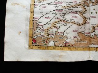 1599 PTOLEMY: map: NATOLIA NOVA TABULAE: ASIA MINOR,  MIDDLE EAST,  TURKEY 3