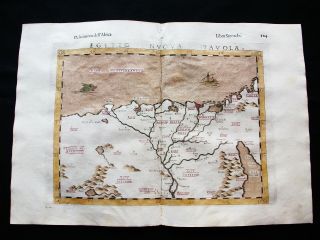 1599 Ptolemy: Map: Egitto Nova Tabulae: Africa,  Egypt,  Cairo,  Alexandria