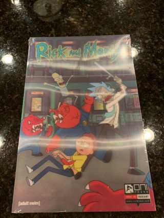 Rick And Morty Comic 1 Lenticular Variant Awesomecon Nm 1583/2000