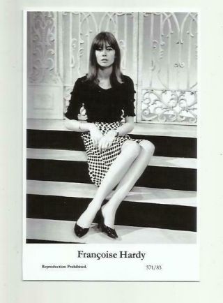 (n499) Francoise Hardy Swiftsure (371/83) Photo Postcard Film Star Pin Up