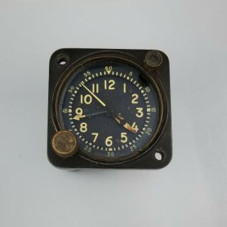 Vintage Waltham Chronograpgh Military Aircraft Cockpit Clock – A - 13a - 1