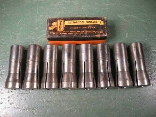 Old Machining Tools Machinist Collets Group Small Size