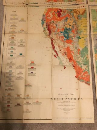 Geologic Map of North America 1911,  U S Geological Survey 2