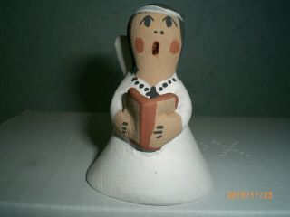 Pottery,  Native American,  Jemez,  Singing Angel,  Signed  Jprt5