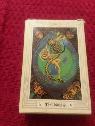 Vintage Aleister Crowley Thoth Tarot Card Deck 80 Cards Small Size 2