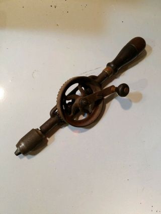 Millers Falls Tools No.  5 Hand Crank Vintage Drill,  Eggbeater Style