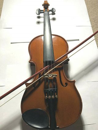 Vintage Hand Crafted Palatino 1/2 size Violin w/ Case & Shoulder Rest. 2