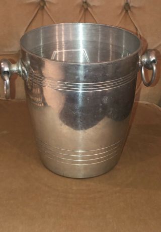 Moet & Chandon Vintage Champagne Aluminum Cooler Ice Bucket 3