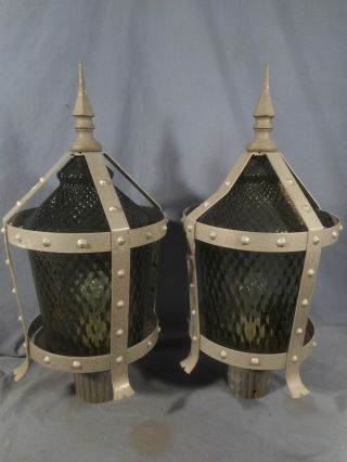 Vintage Antique Outdoor Street Light Pole Lamp Gothic Medieval Design Post Light