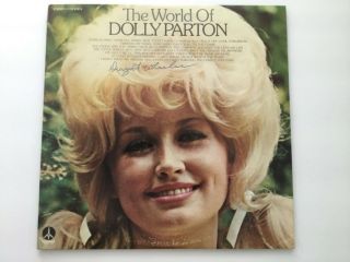 The World Of Dolly Parton Vintage Vinyl Records Nm 2 Set Lps Double Kzg31913 Gat
