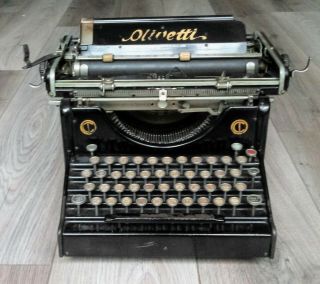 ⭐ Antique Typewriter Olivetti M20 Italy 1927 Office Antiques Typewriters 3