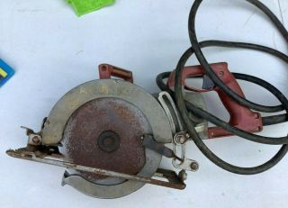 Vintage Milwaukee 6373 Heavy Duty Worm Drive 7 1/4 " Circular Saw Only