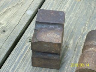 ANTIQUE BLACKSMITH ANVIL HARDY AND OTHER BLACKSMITH / KNIFE MAKING TOOLS 2