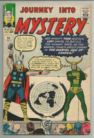 Journey Into Mystery 94 - Thor - Marvel 1963