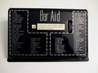 Vintage Bar Aid Tin Litho Bartender 