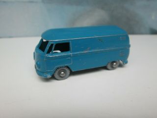 Matchbox/ Lesney 34a Volkswagen Microvan Blue / Silver Plastic Wheels
