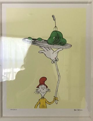 Dr.  Suess Art “green Eggs And Ham” Estate Edition Limited Edition
